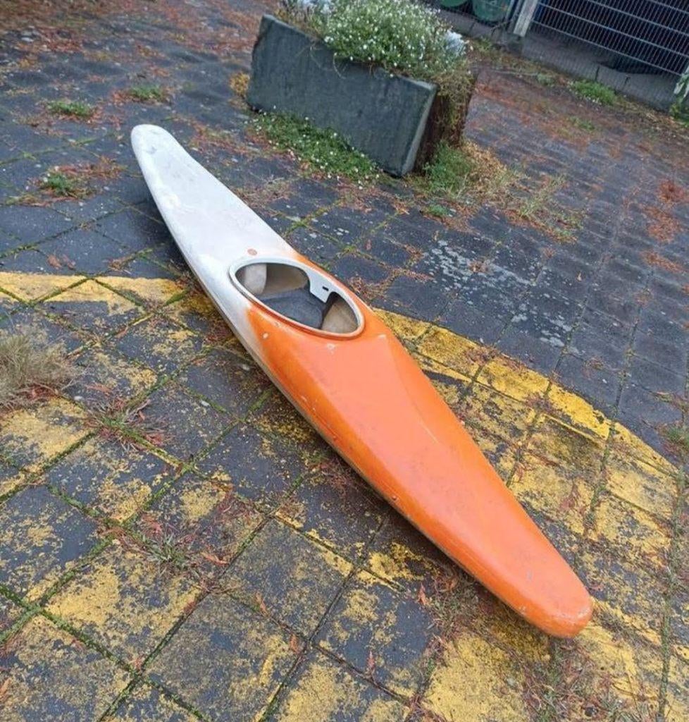 polyester kanopolo kano kajak, Watersport en Boten, Ophalen, Gebruikt, Eén persoon, Met peddels