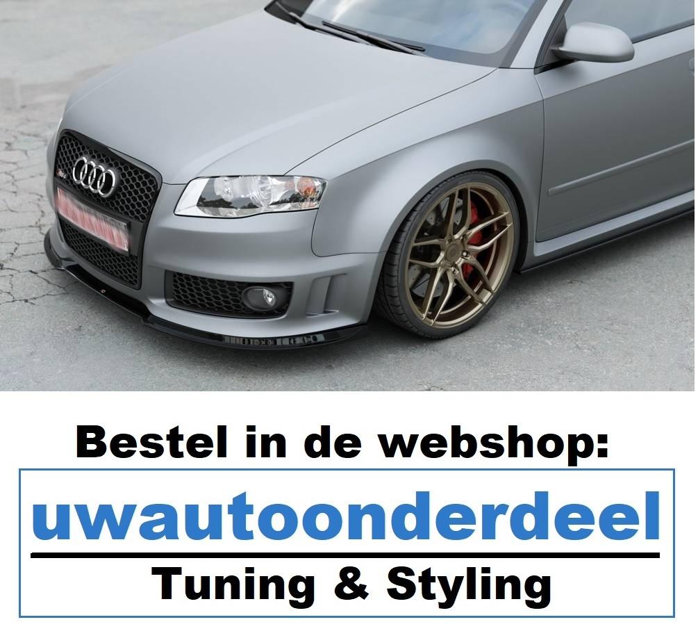 Maxton Design Audi RS4 B7 Spoiler Voorspoiler A4, A.parts@hotmail.nl, Trasmolenlaan 12 3447 GZ Woerden, Verzenden, Nieuw
