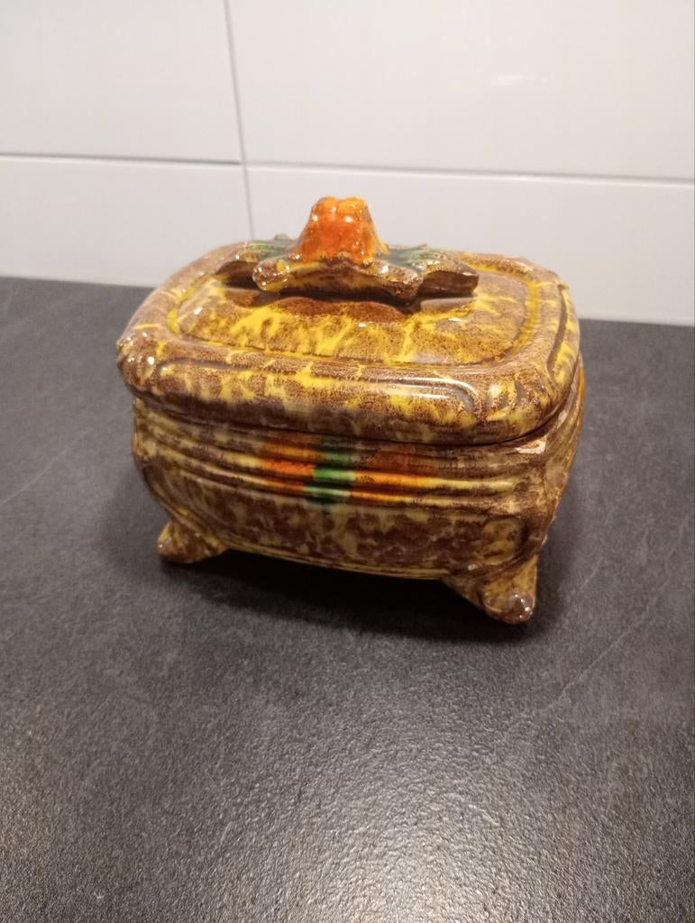 Koekdoos, Ophalen of Verzenden, Gebruikt, Rechthoekig, Riet