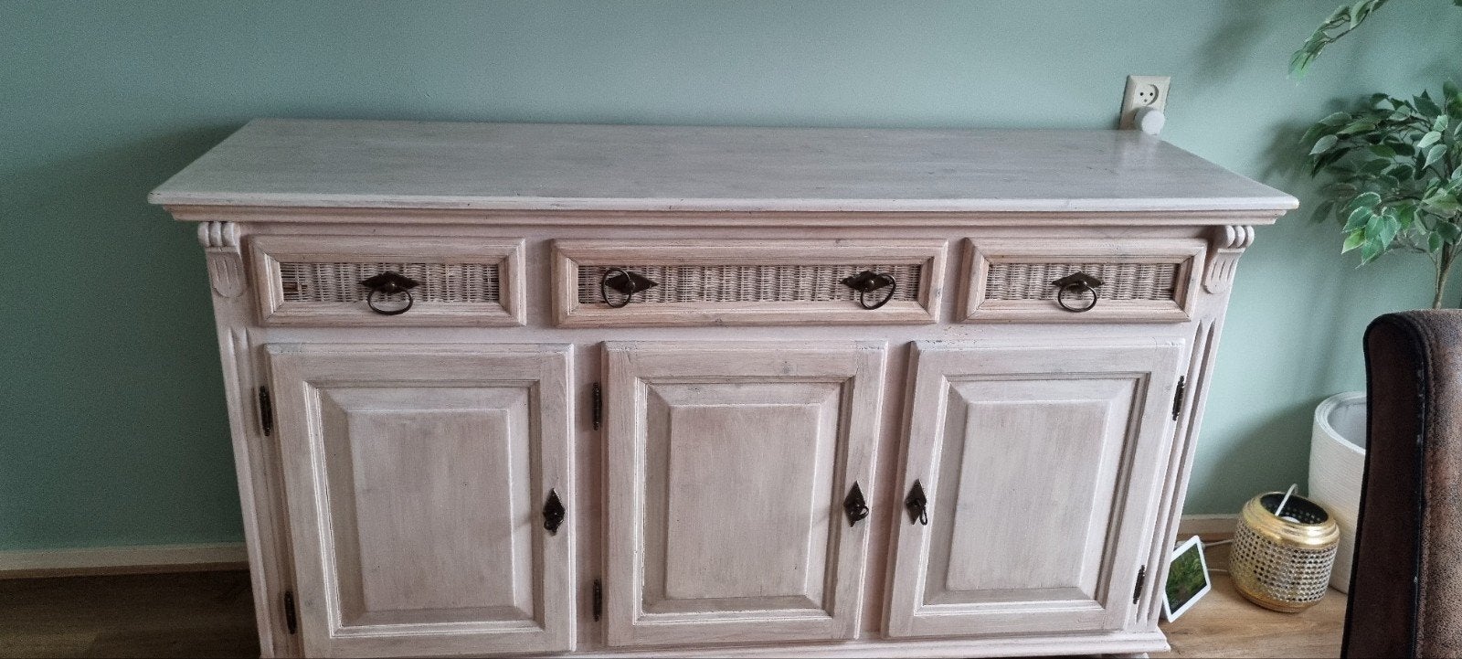 Dressoir White wash gehele woonkamer zie andere advertenties, Ophalen of Verzenden, 25 tot 50 cm, 150 tot 200 cm