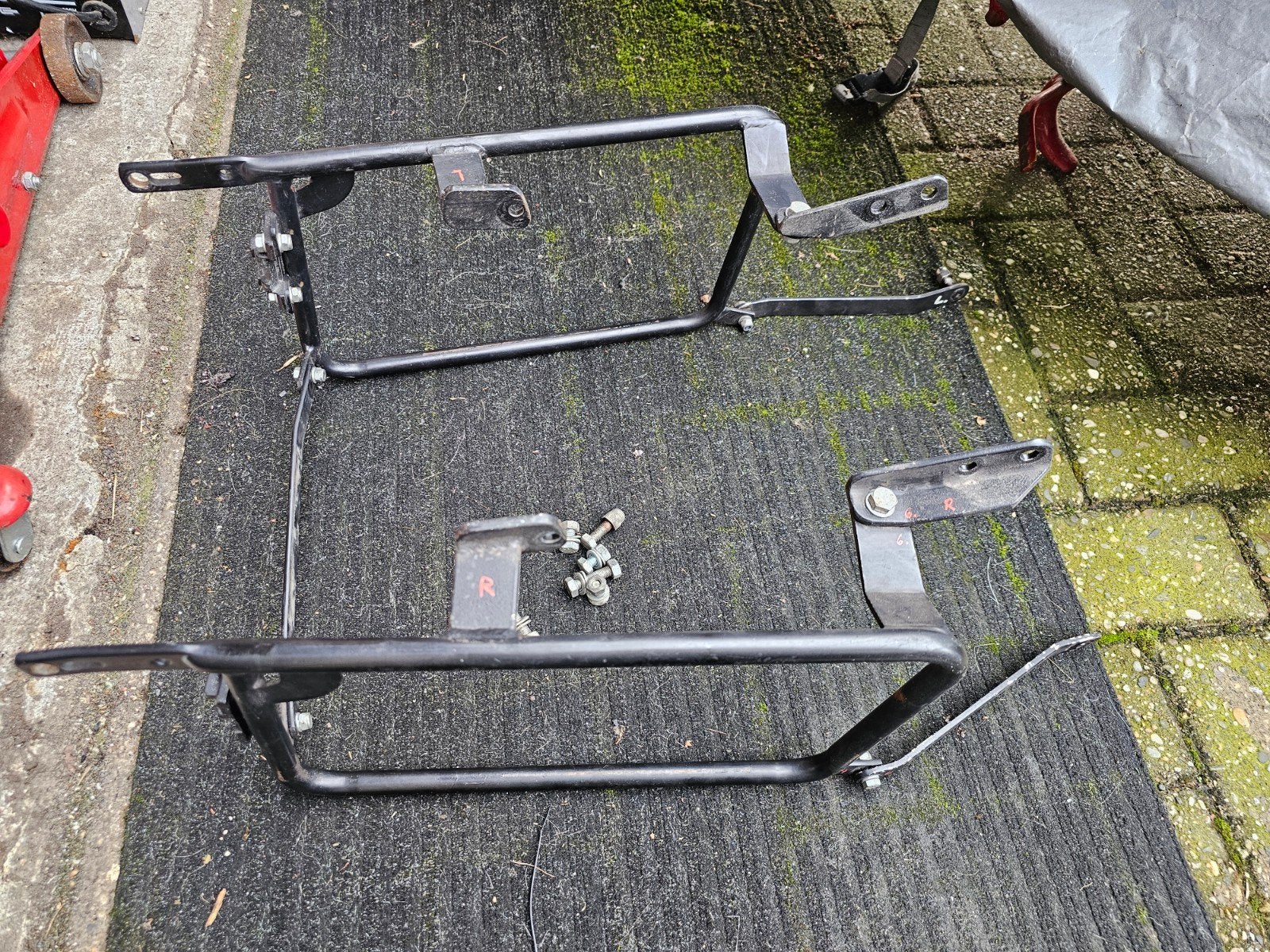 kofferrek Hepco Becker voor Moto Guzzi Le Mans 4 of 5, Ophalen of Verzenden, Gebruikt