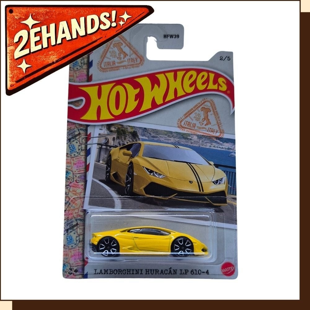 Hot Wheels Lamborghini Huracan LP610-4 #2/5 World Class, Mattel, Mattel, Ophalen of Verzenden, Zo goed als nieuw