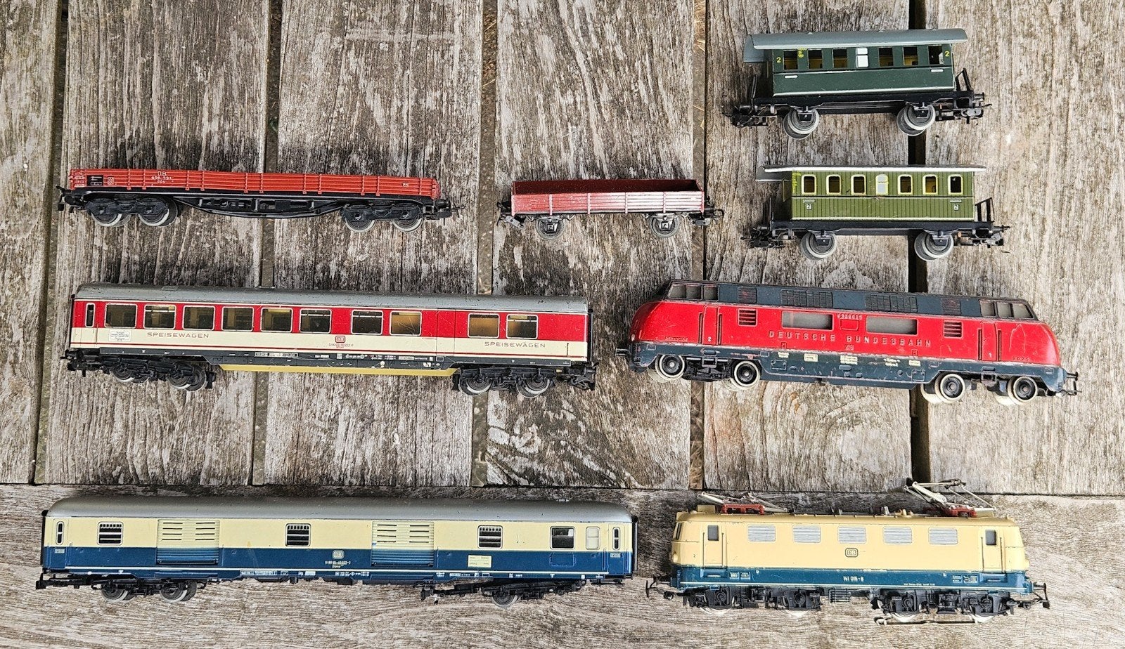 Trein Märklin HO en 12m rails, Gelijkstroom, Analoog, Ophalen, Overige merken