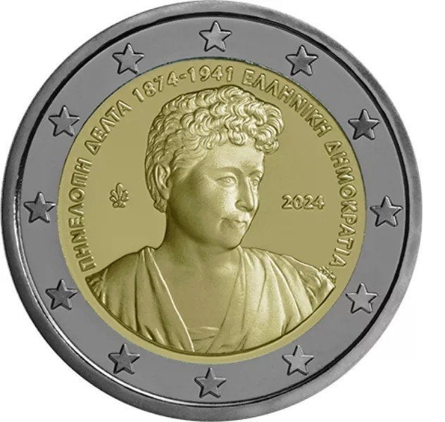 Speciale 2 Euro GRIEKENLAND 2024 “Geboortedag van Penelope., Postzegels en Munten, Munten | Europa | Euromunten, Verzenden, Griekenland