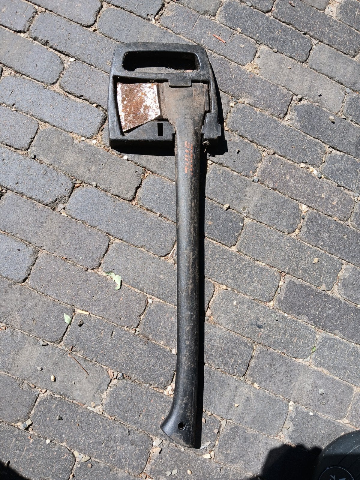 Stihl bijl met beschermkap - Gebruikt, Ophalen, Gebruikt, Overige typen, Overige merken