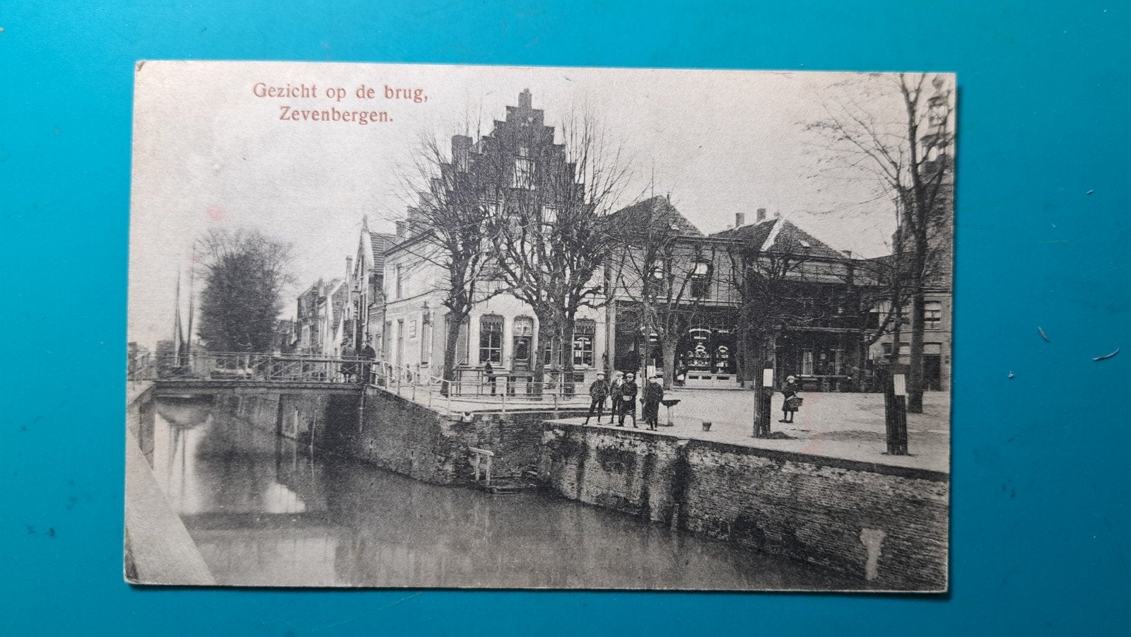 Zevenbergen. gezicht op de brug, Ophalen of Verzenden, Voor 1920, Gelopen, Noord-Brabant