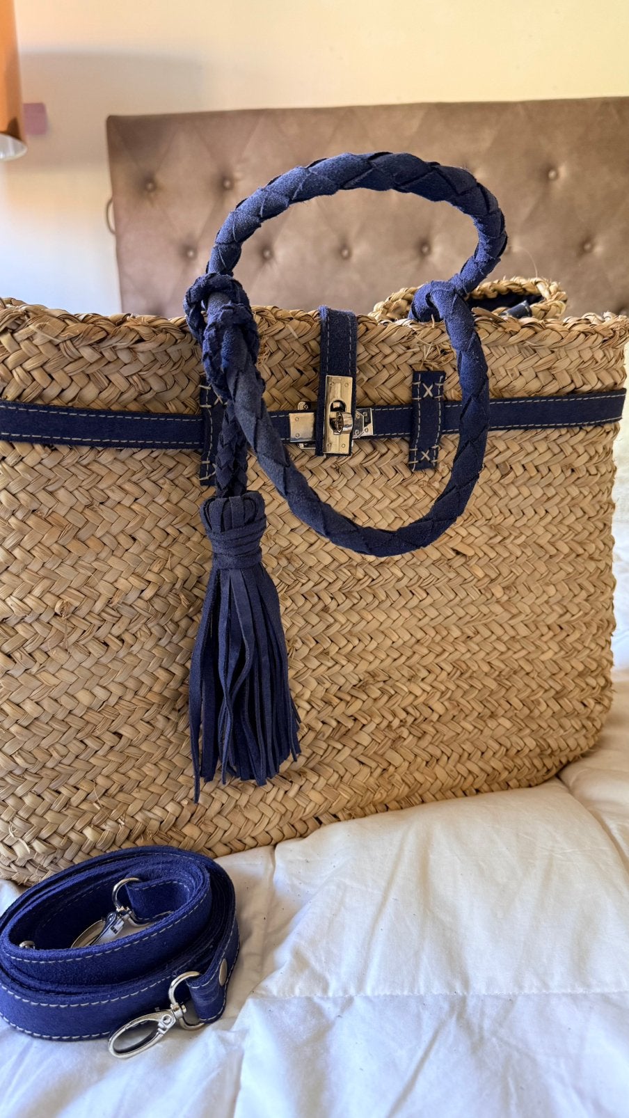 NIEUW ! IBIZA MARBELLA shopping beach tas incl verzendkosten, Verzenden, Nieuw, Blauw, Overige typen