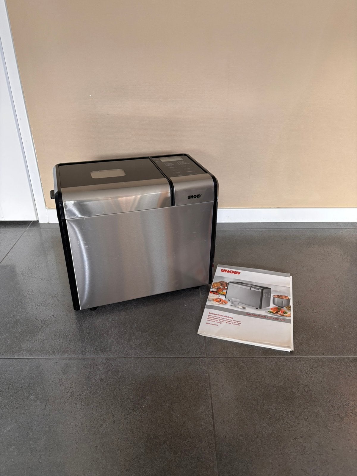 Broodbakmachine Unold, defect zie tekst, Ophalen, Niet werkend, Met timer, Kijkvenster