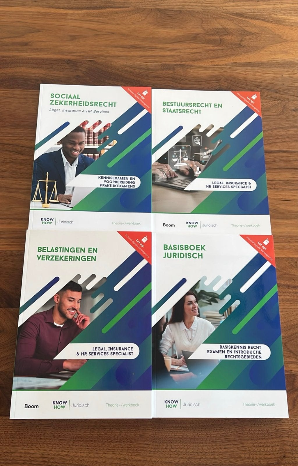 Juridische studieboeken - Know How Juridisch (4 stuks), Ophalen of Verzenden, Gamma, Nieuw, MBO