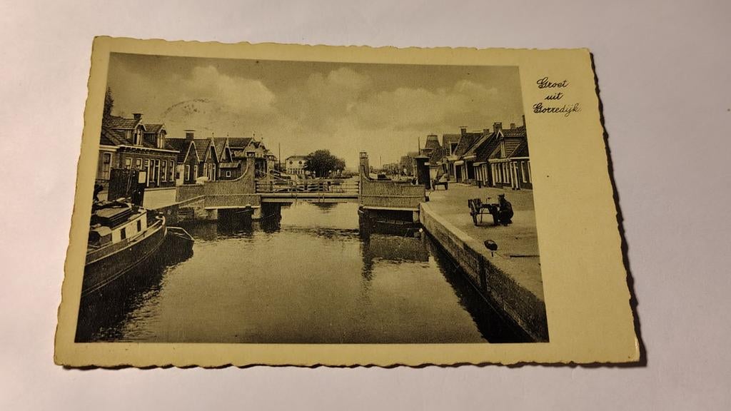 Gorredijk Groet uit, Verzamelen, Ansichtkaarten | Nederland, Ophalen of Verzenden