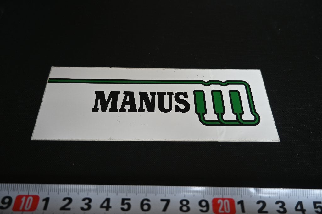 sticker logo MANUS melkstal onderdelen, Ophalen of Verzenden, Zo goed als nieuw