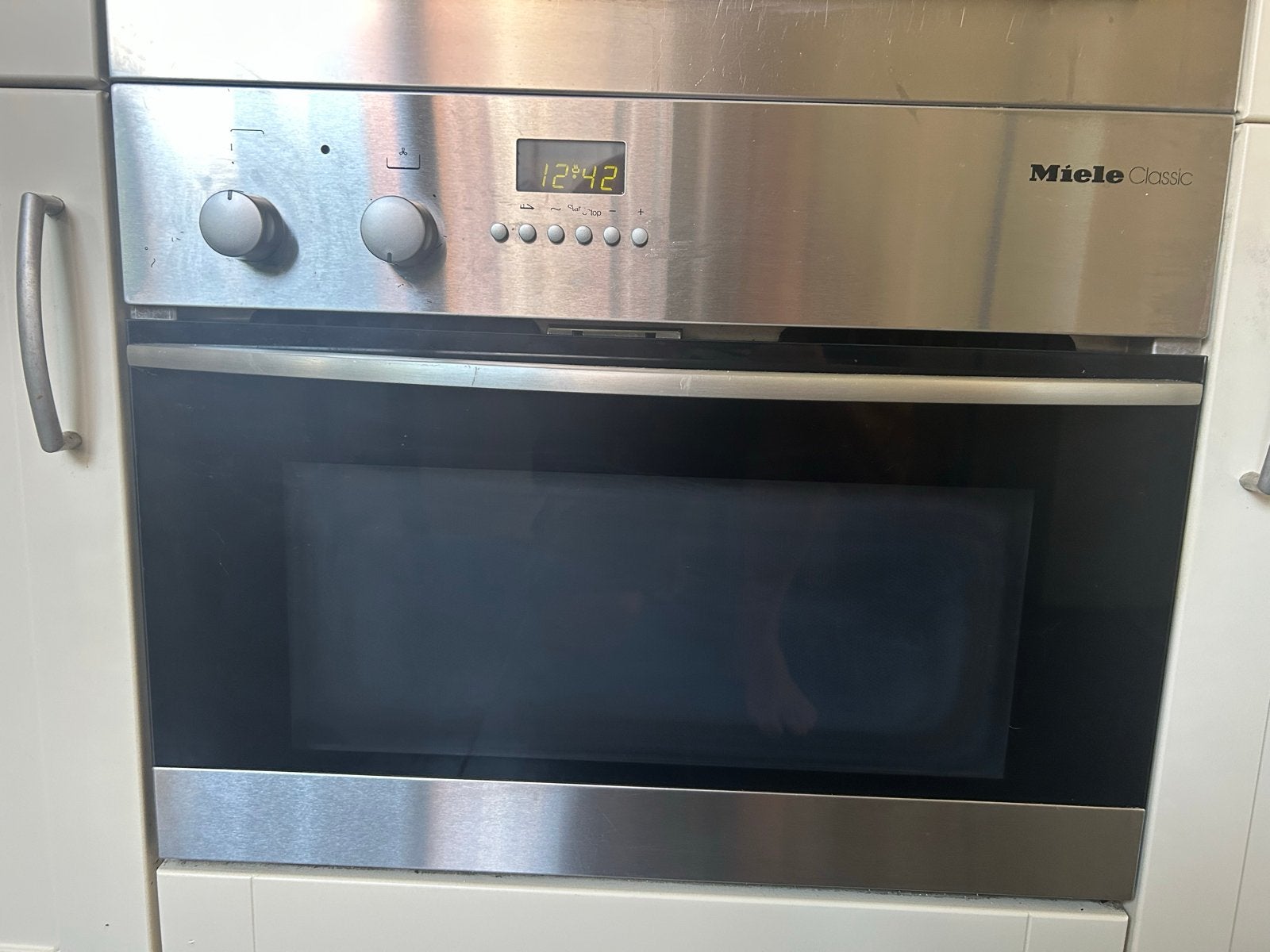 Miele H147-2MB Combi-oven Magnetron - Functioneel, Ophalen, 45 tot 50 cm, Gebruikt, Combi-oven