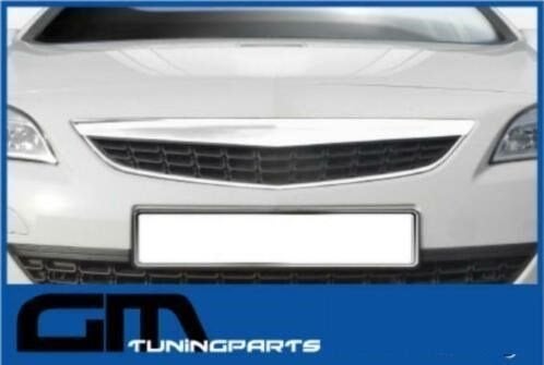 # embleemloze grill opel astra j met chrome lijst #, -, -, Opel, Nieuw