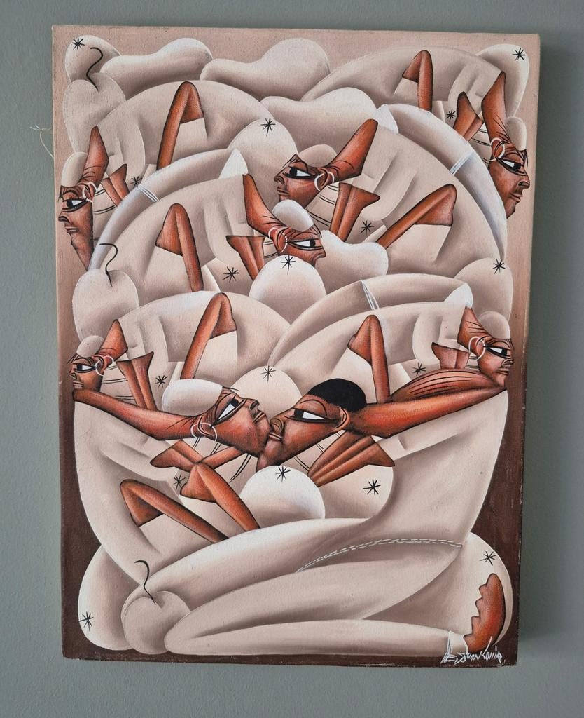 Laurent Casimir schilderij 41 x 30 CM, Antiek en Kunst, Ophalen of Verzenden