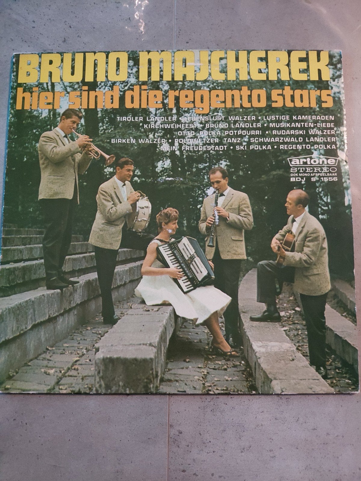 Bruno Majcherek - Hier Sind Die Regento Stars LP, Ophalen, LP, Schlager, Zo goed als nieuw
