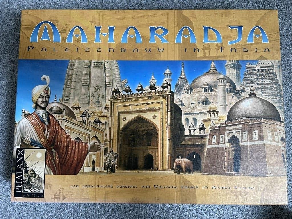 Bordspel Maharadja, Hobby en Vrije tijd, Gezelschapsspellen | Bordspellen, Vijf spelers of meer, Ophalen, Zo goed als nieuw, Phalanx Games