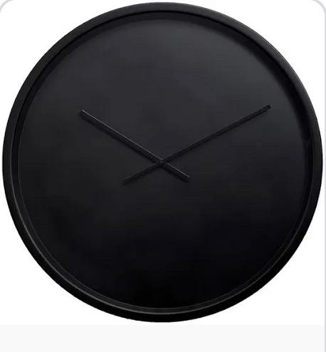 Zuiver Time Bandit klok Ø60 all black, Ophalen, Zo goed als nieuw, Wandklok