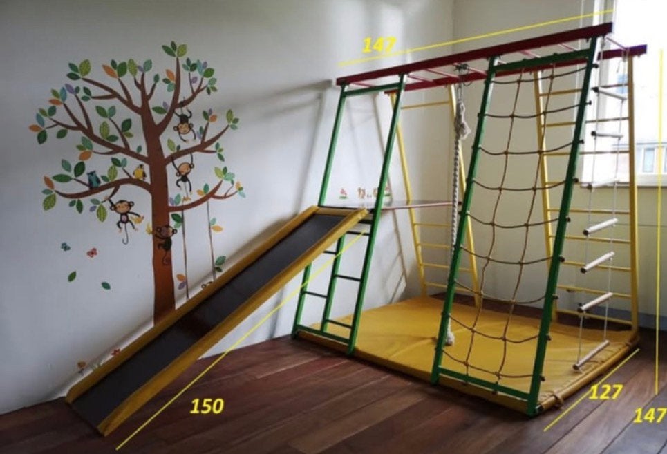 Klimrek voor binnen cekpo / indoor speeltoestel, Kinderen en Baby's, Speelgoed | Buiten | Speeltoestellen, Ophalen, Zo goed als nieuw