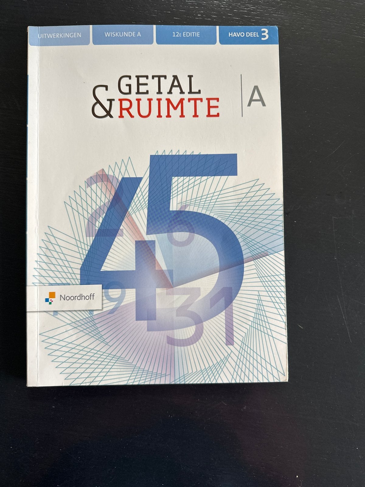 Getal & Ruimte A Uitwerkingen HAVO deel 3 12e editie, Boeken, Ophalen of Verzenden, Zo goed als nieuw, HAVO, Wiskunde A
