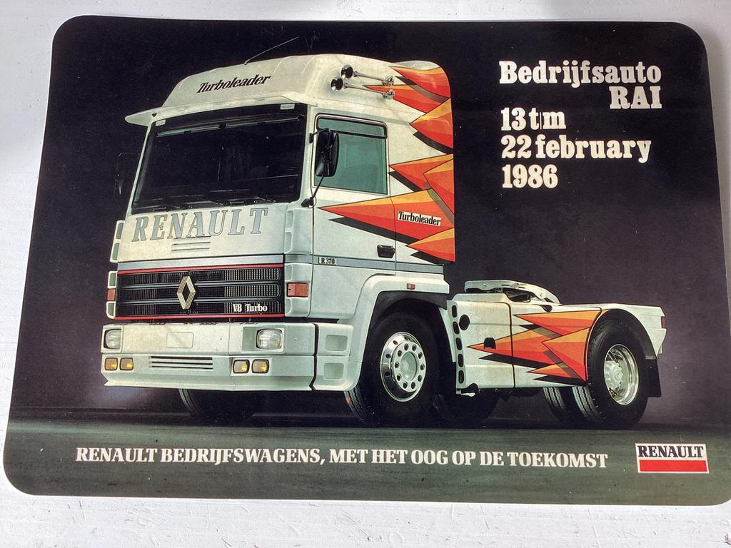 Sticker Bedrijfsauto RAI 1986 Renault, Verzenden, Zo goed als nieuw