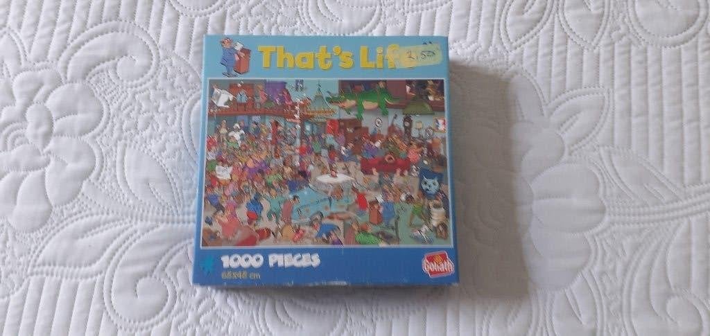 That's life puzzel, Ophalen, 500 t/m 1500 stukjes, Zo goed als nieuw
