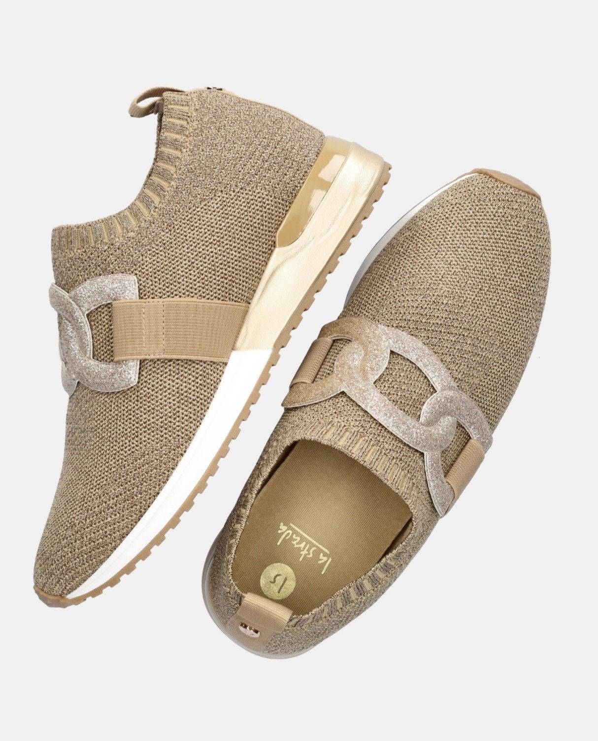 Sneakers van La Strada Nieuw!, Ophalen of Verzenden, Nieuw, Beige, Sneakers of Gympen