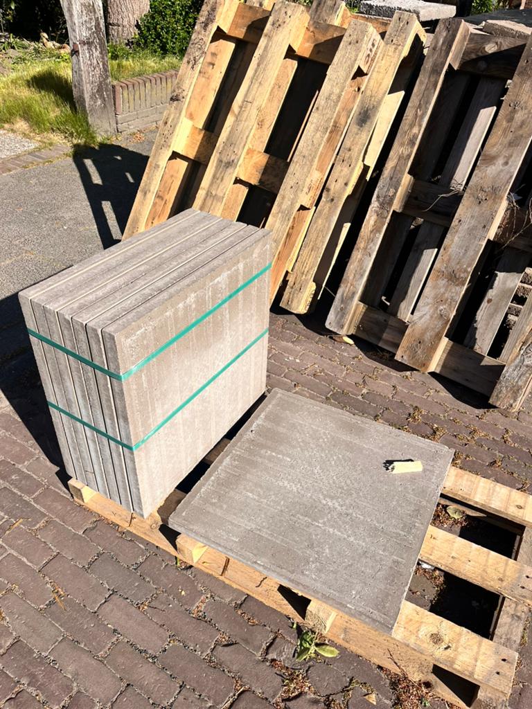 Excluton Clay tuintegels 60x60 8stuks, Tuin en Terras, Ophalen, Nieuw, Overige materialen