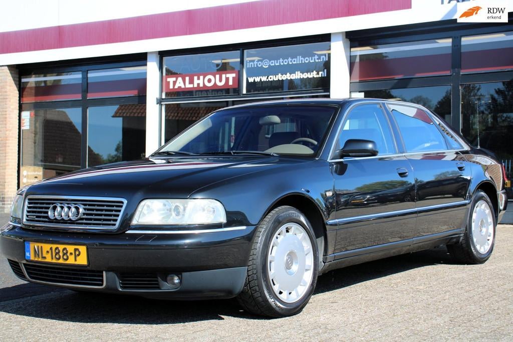 Audi A8 4.2 5V quattro Lang Exclusive | A8L, Uniek, Zeer net, Automaat, 4172 cc, Gebruikt, Zwart