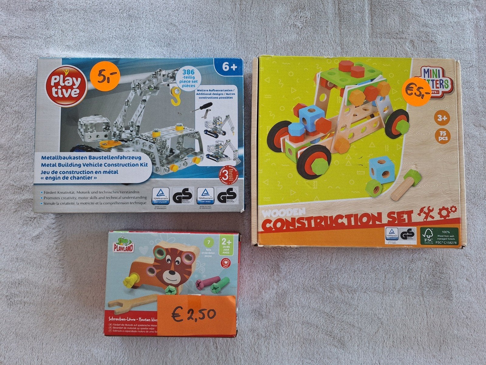 Diverse constructie sets tbv goed doel, Ophalen of Verzenden, Gebruikt