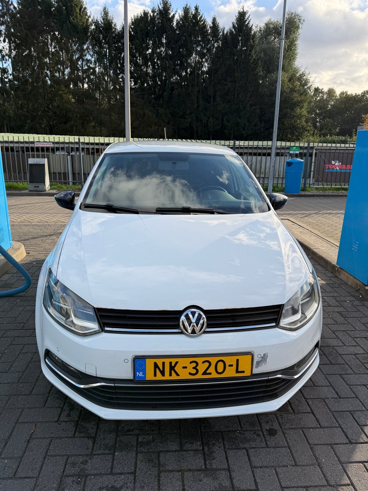 Volkswagen Polo 1.2 TSI 66KW 2016 Wit, Auto's, Stof, 40 €/maand, 4 cilinders, Wit