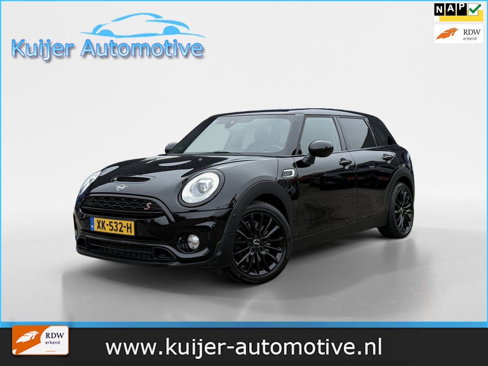 Mini Clubman 2.0 Cooper S Chili Hyde Park Automaat / Panoram, Auto's, 1998 cc, Gebruikt, Zwart, Onderhoudsboekje