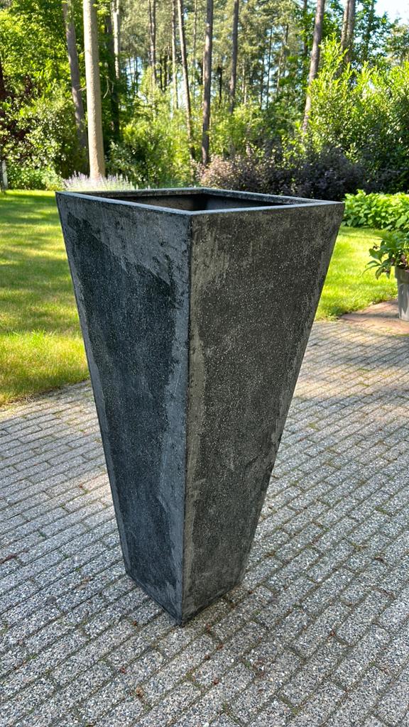grote hoge plantenbak betonlook., Tuin en Terras, Bloembakken en Plantenbakken, Ophalen, Overige materialen, Gebruikt, Minder dan 60 cm