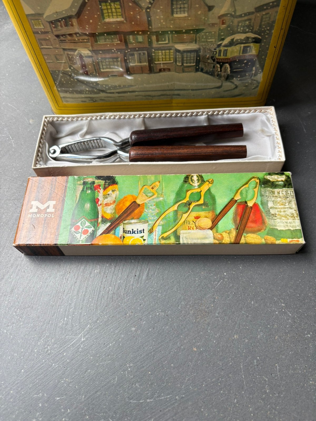 Notenkraker Vintage, Ophalen of Verzenden, Zo goed als nieuw, Rvs of Chroom