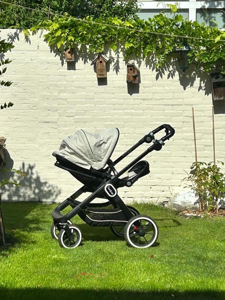 EMMALJUNGA Kinderwagen Set, Zo goed als nieuw, Verstelbare duwstang, Ophalen, Kinderwagen