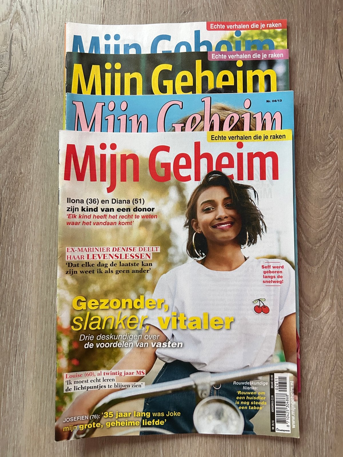 4 mijn geheim tijdschriften, Ophalen, Gelezen, Damesbladen