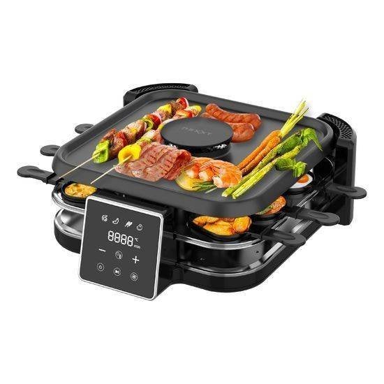 Rookvrij  gourmet stel met afzuiging Nieuw, Witgoed en Apparatuur, Ophalen of Verzenden, Nieuw, 4 t/m 7 personen