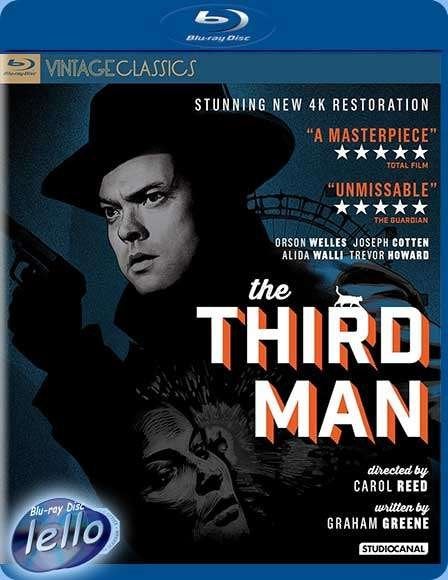 Blu-ray: The Third Man (1949 Joseph Cotten, Orson Welles) UK, Cd's en Dvd's, Blu-ray, Ophalen of Verzenden, Nieuw in verpakking