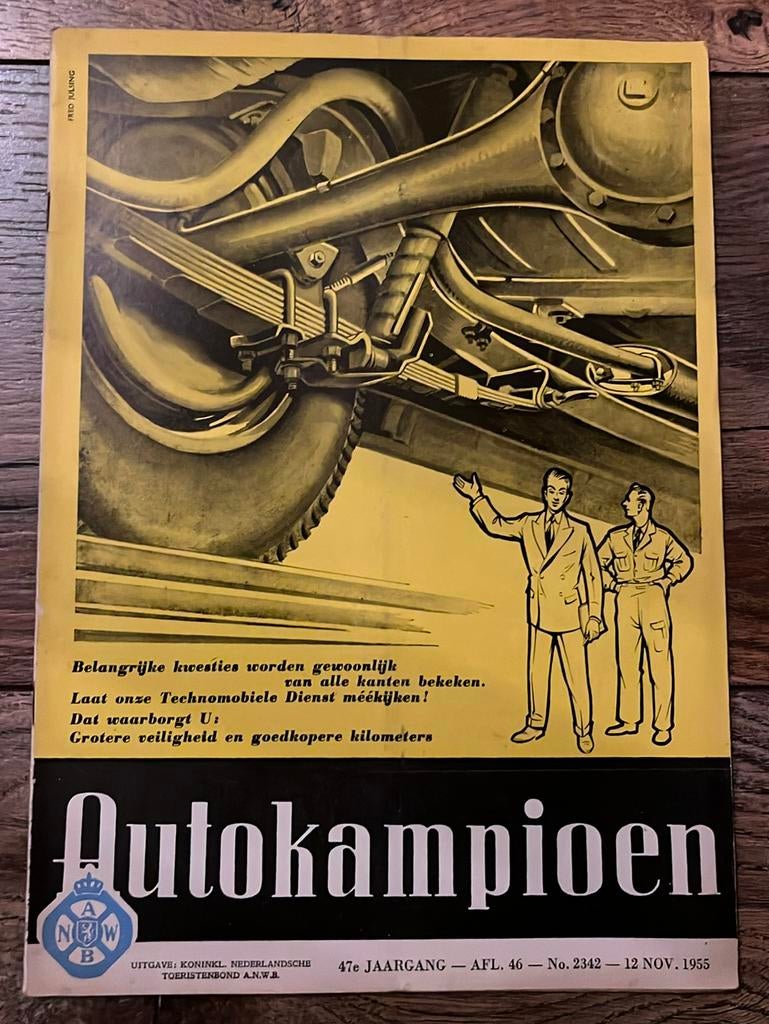 Auto Kampioen 1955: Citroen DS, Ophalen of Verzenden, Gelezen, Algemeen