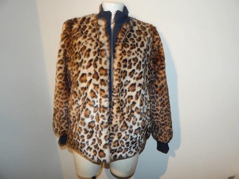 Ganni jaguar print jack heerlijk zacht binnen deel eraan M, Maat 38/40 (M), Overige kleuren, Verzenden, Ganni