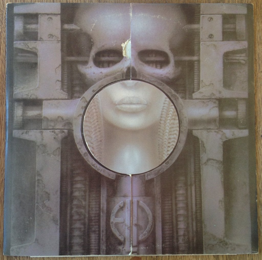 Emerson Lake Palmer Brain Salad Surgery LP 70s prog GIGER, LP, Gebruikt, Ophalen of Verzenden, Classic Rock