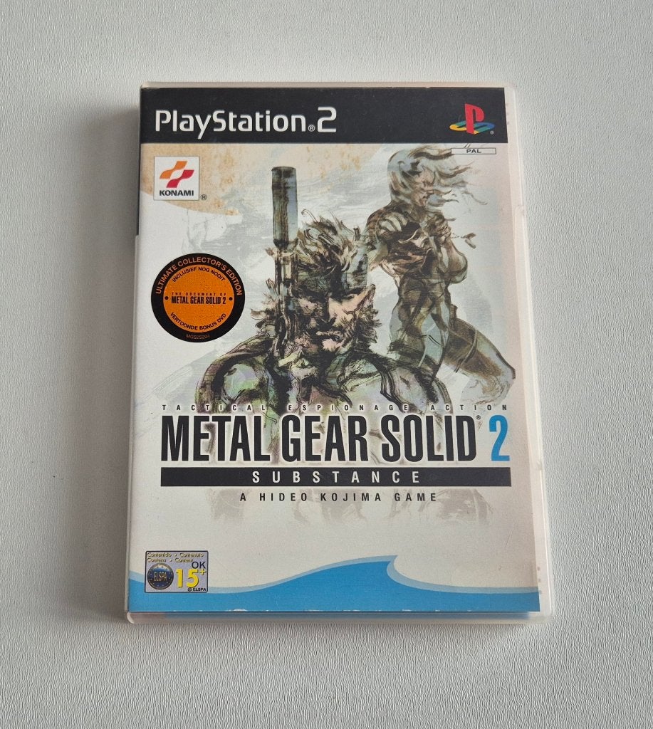 Metal Gear Solid 2 Substance PlayStation 2 PS2 Compleet, Avontuur en Actie, Gebruikt, Vanaf 18 jaar, 1 speler