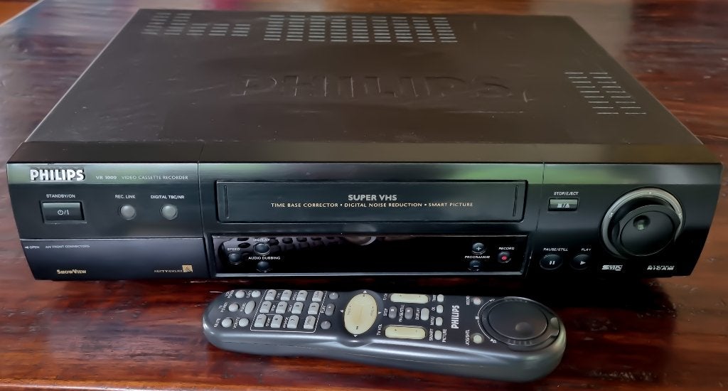 PhilipsVR1000/02 Super VHS video recorder/speler, Ophalen of Verzenden, Gebruikt, VHS-speler of -recorder