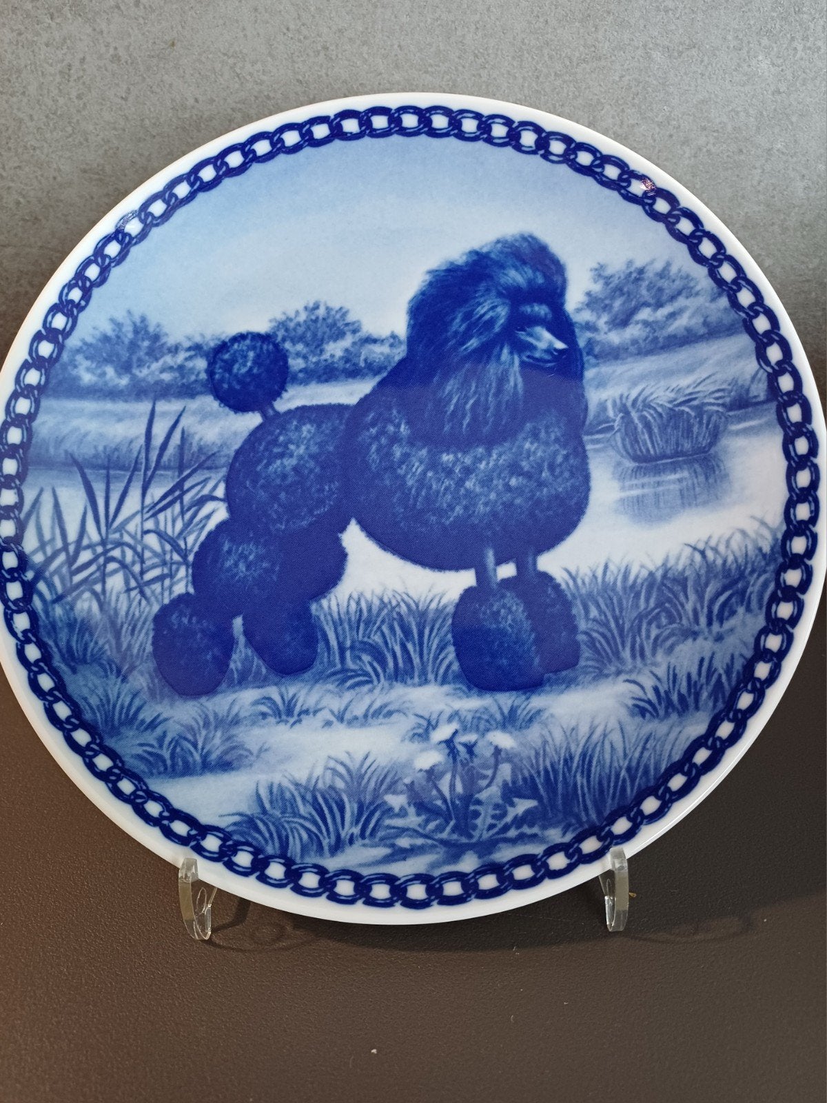 Vintage Deens Wandbord Poedel Hond Tove Svendsen, Ophalen of Verzenden