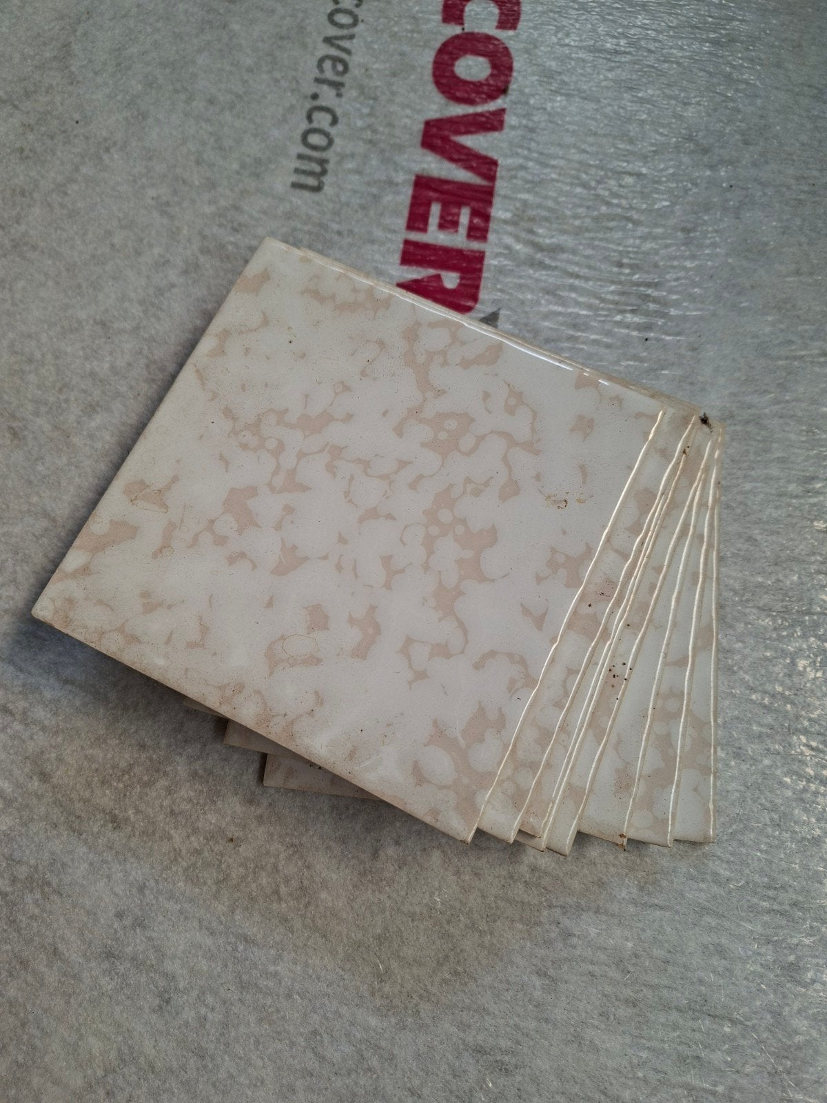 Wandtegels 8 stuks vintage, Nieuw, Minder dan 20 cm, Minder dan 5 m², Wandtegels