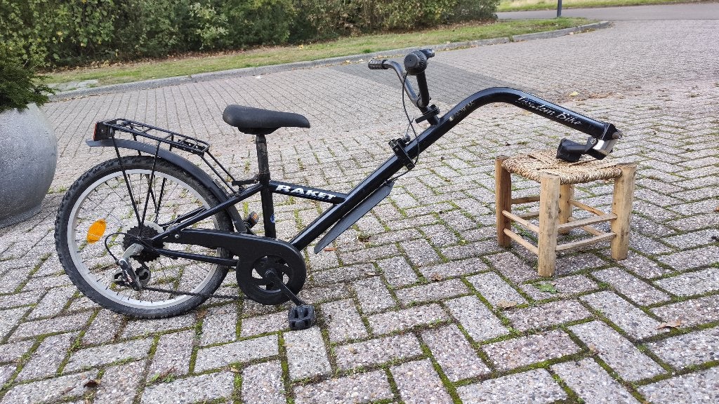 Aanhangfiets  20 inch kinder-tandemfiets - Vouwbaar, Ophalen, Gebruikt, 16 tot 20 inch, Raket