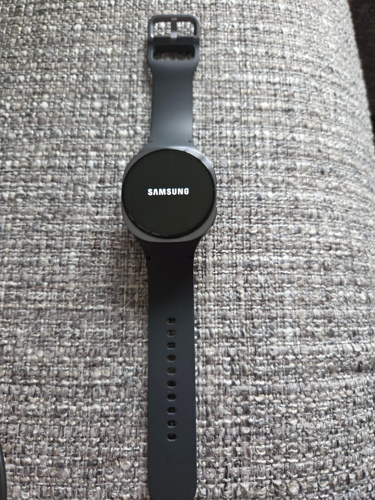 Samsung Galaxy watch 8 met meerdere verwisselbare bandjes., Ophalen of Verzenden, Zo goed als nieuw, Zwart, Android