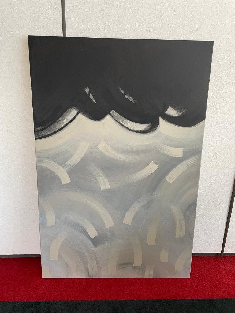 Kantoorschilderijen, Antiek en Kunst, Kunst | Schilderijen | Klassiek, Ophalen, Abstract, Overige onderwerpen, Doek