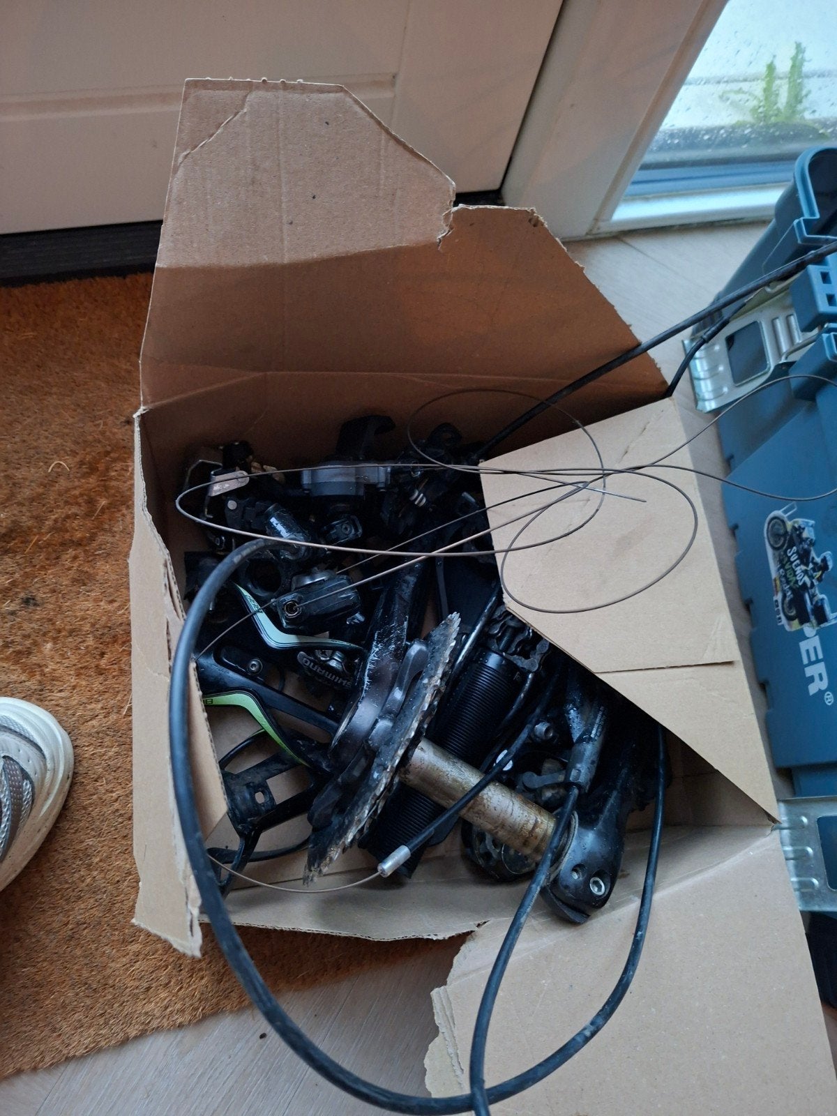 Shimano XT 2x11 groupset compleet, Fietsen en Brommers, Fietsonderdelen, Gebruikt, Remmen, Mountainbike, Ophalen of Verzenden