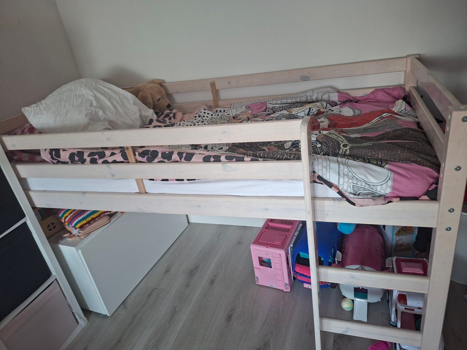 Half hoogslaper., Ophalen, Gebruikt, Hoogslaper