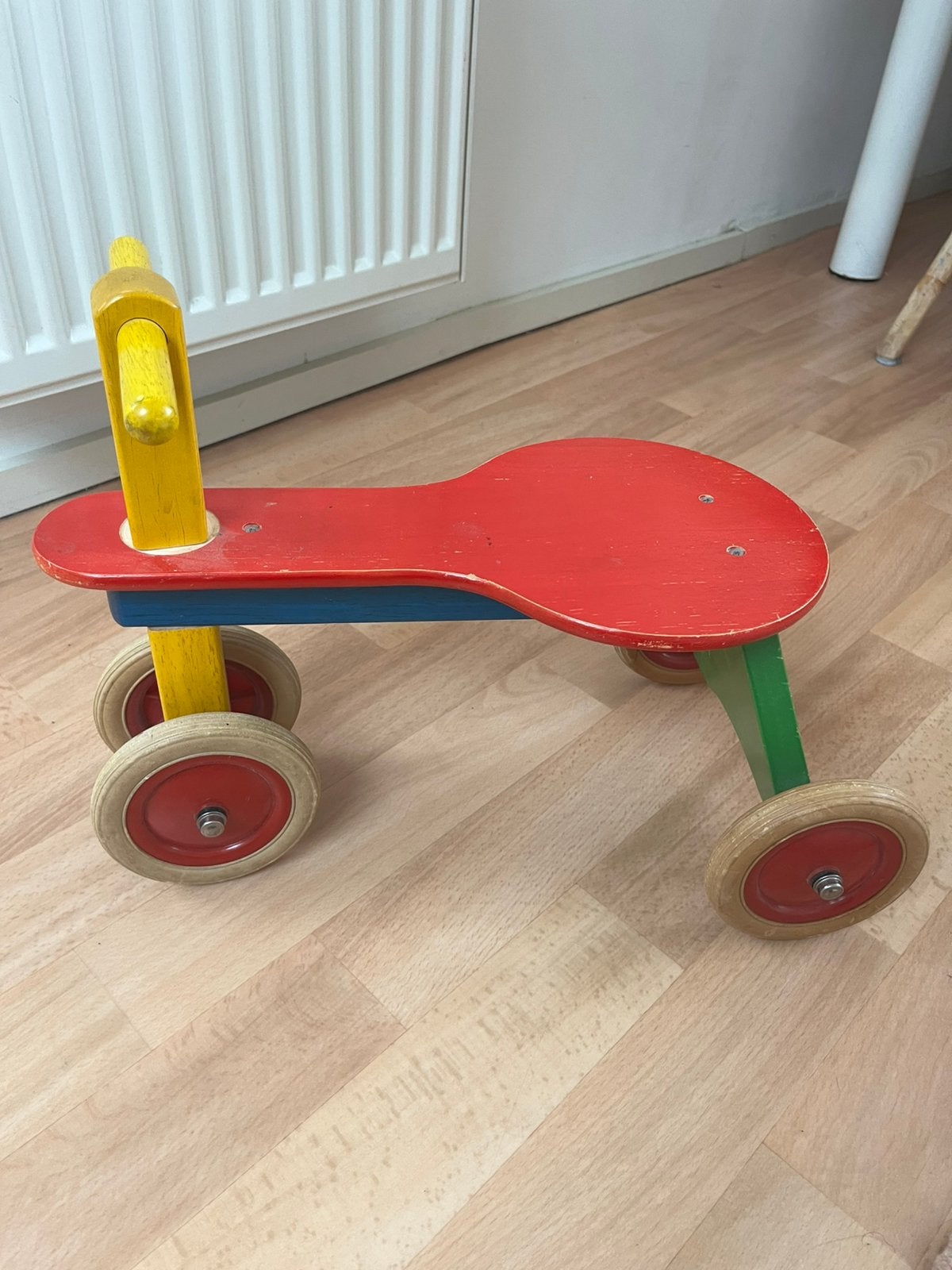 Retro houten loopfietsje ikea, Ophalen, Zo goed als nieuw, Loopfiets